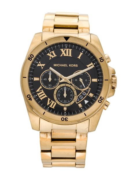 michael kors uhr 8482|Men's Michael Kors Brecken Black Steel Chronograph Watch .